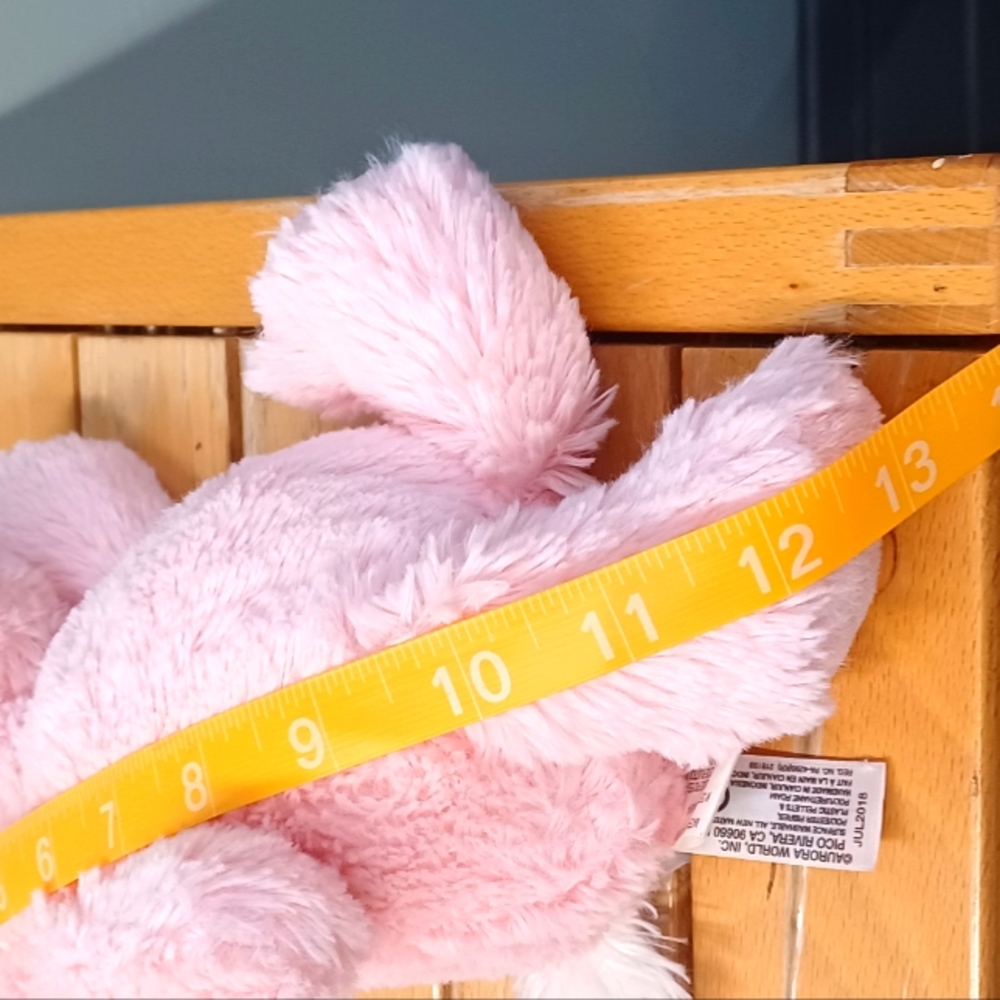 •Cuddly Friends - 12" Pink Unicorn cuddly soft stuffed animal Plush Lovey Toy - Picture 9 of 9